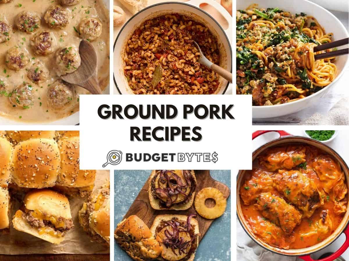 easy ground pork