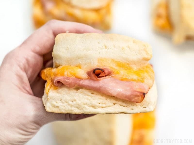 ham cheese biscuits