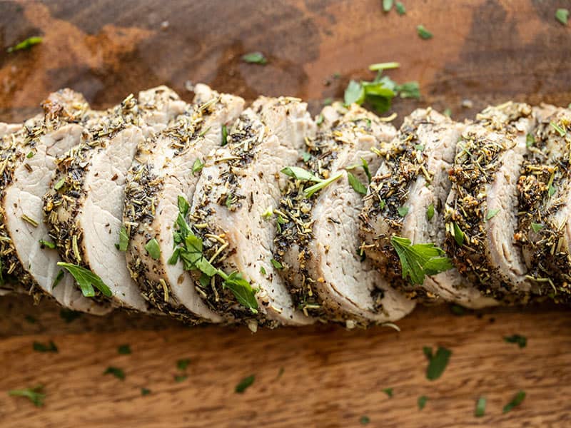 herb roasted pork
