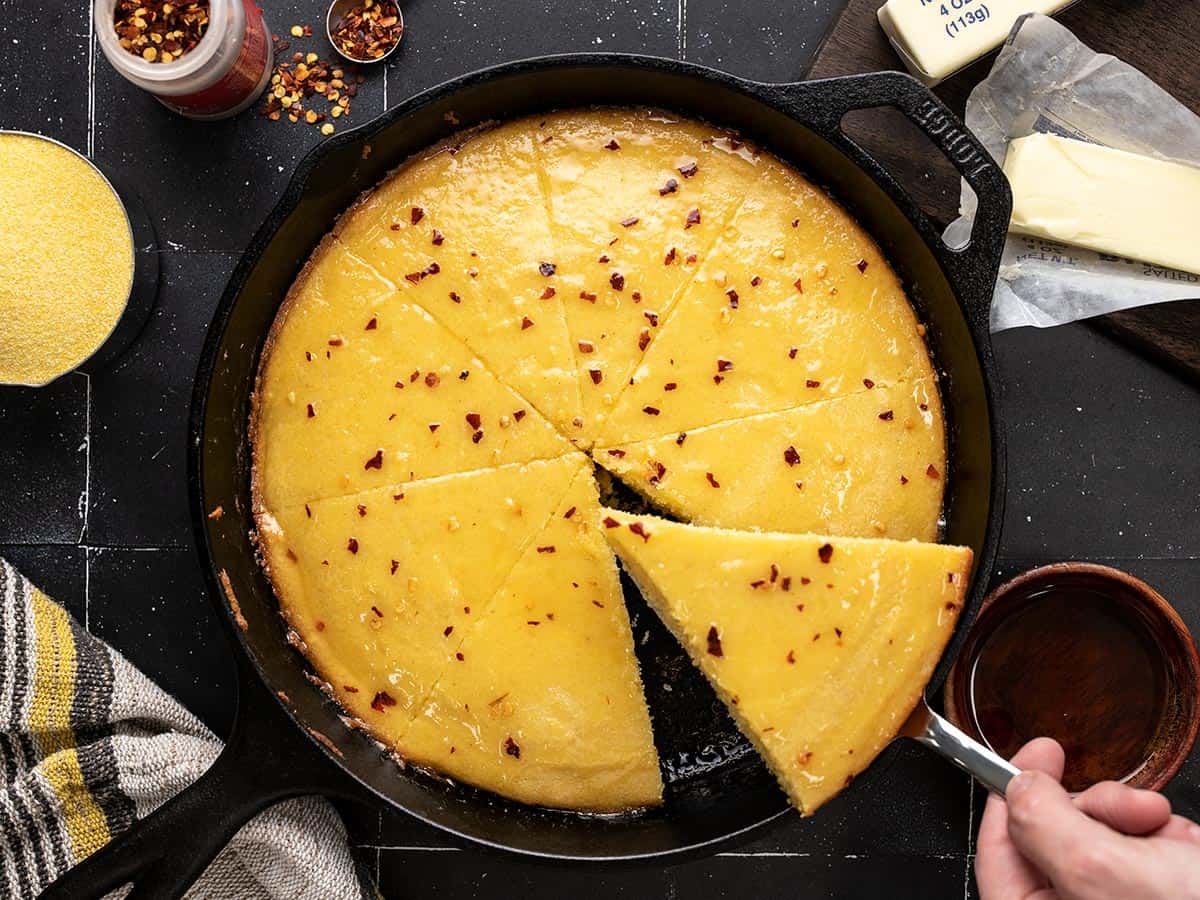 hot honey cornbread