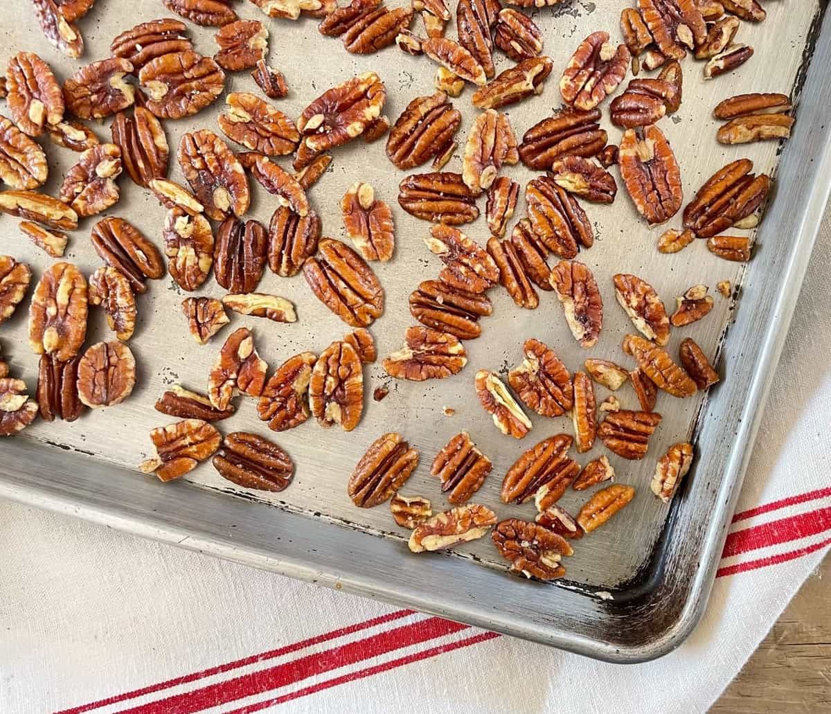 roast pecans oven