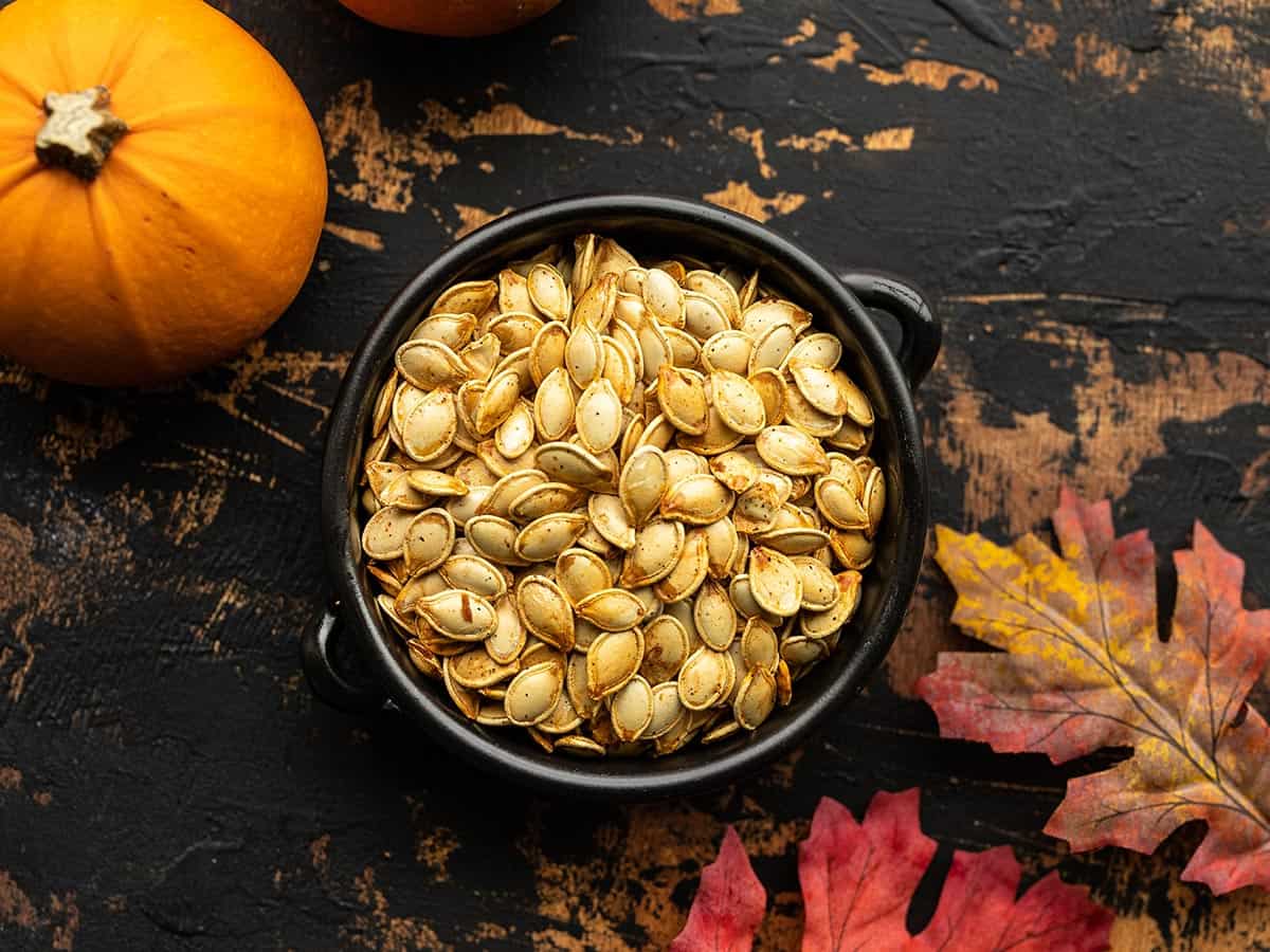 roasted pumpkin seeds