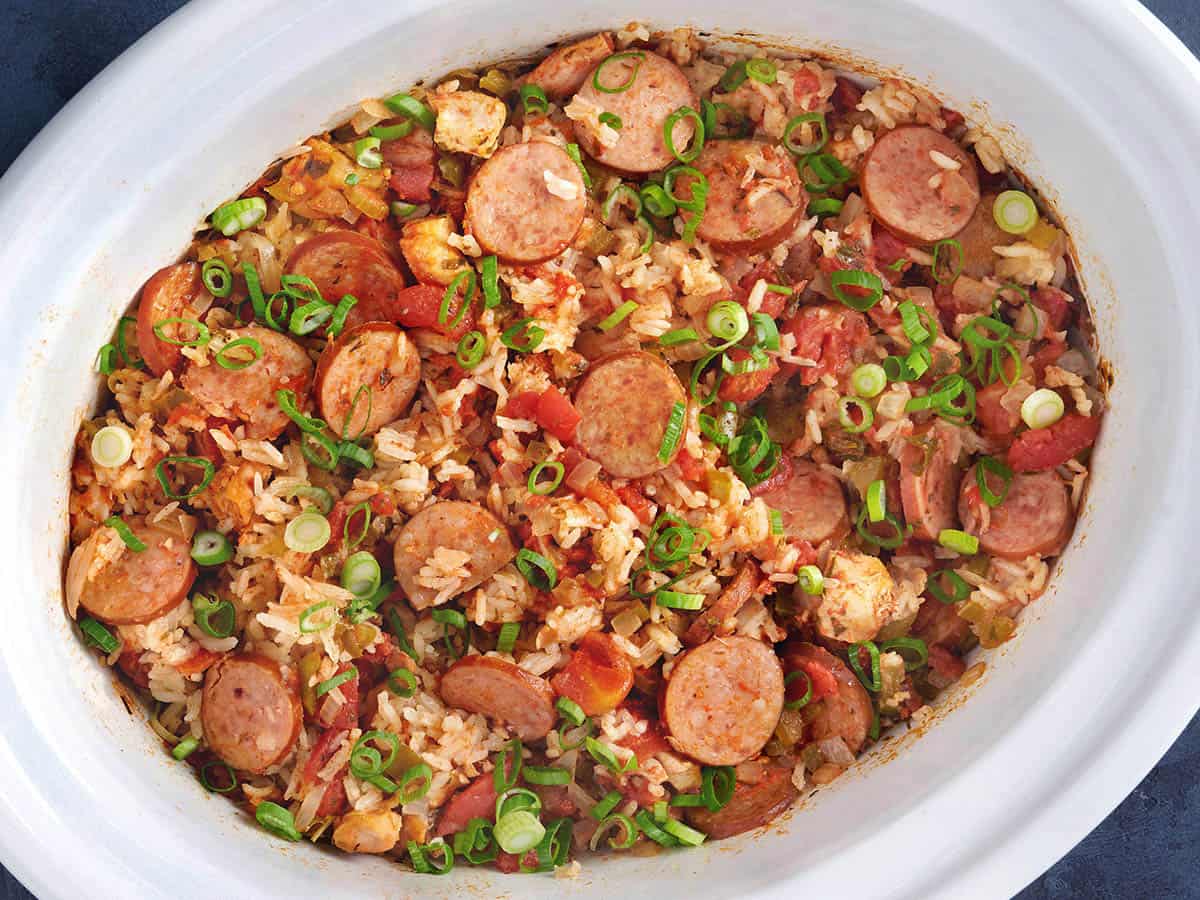 slow cooker jambalaya