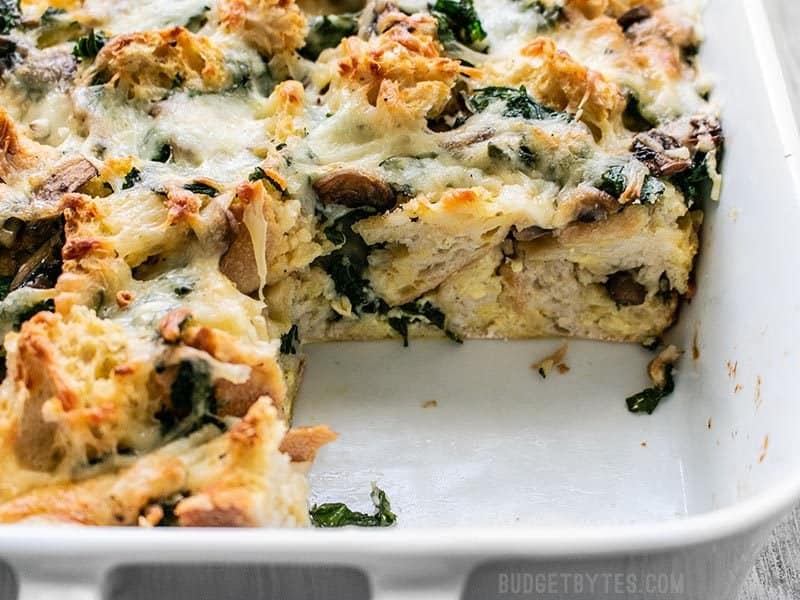 kale swiss mushroom
