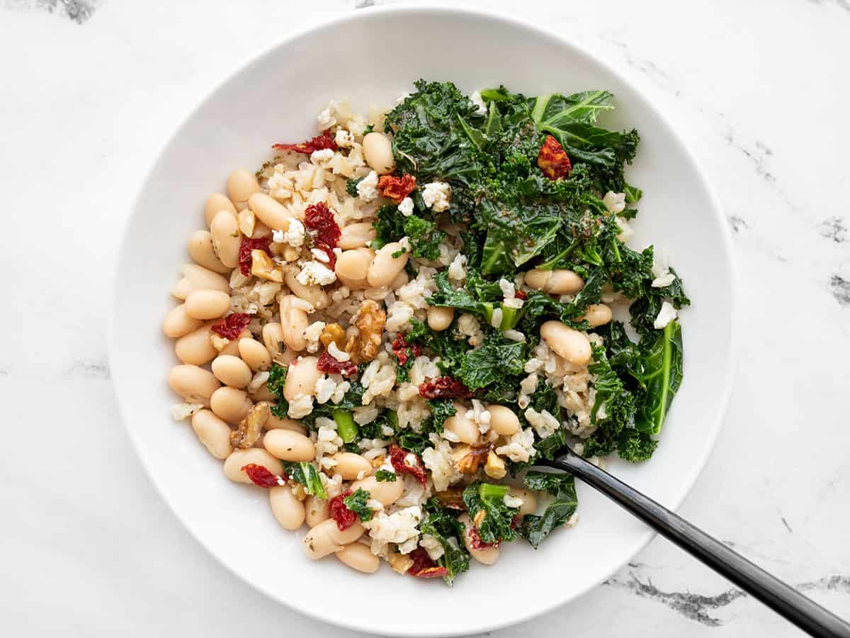 kale white bean