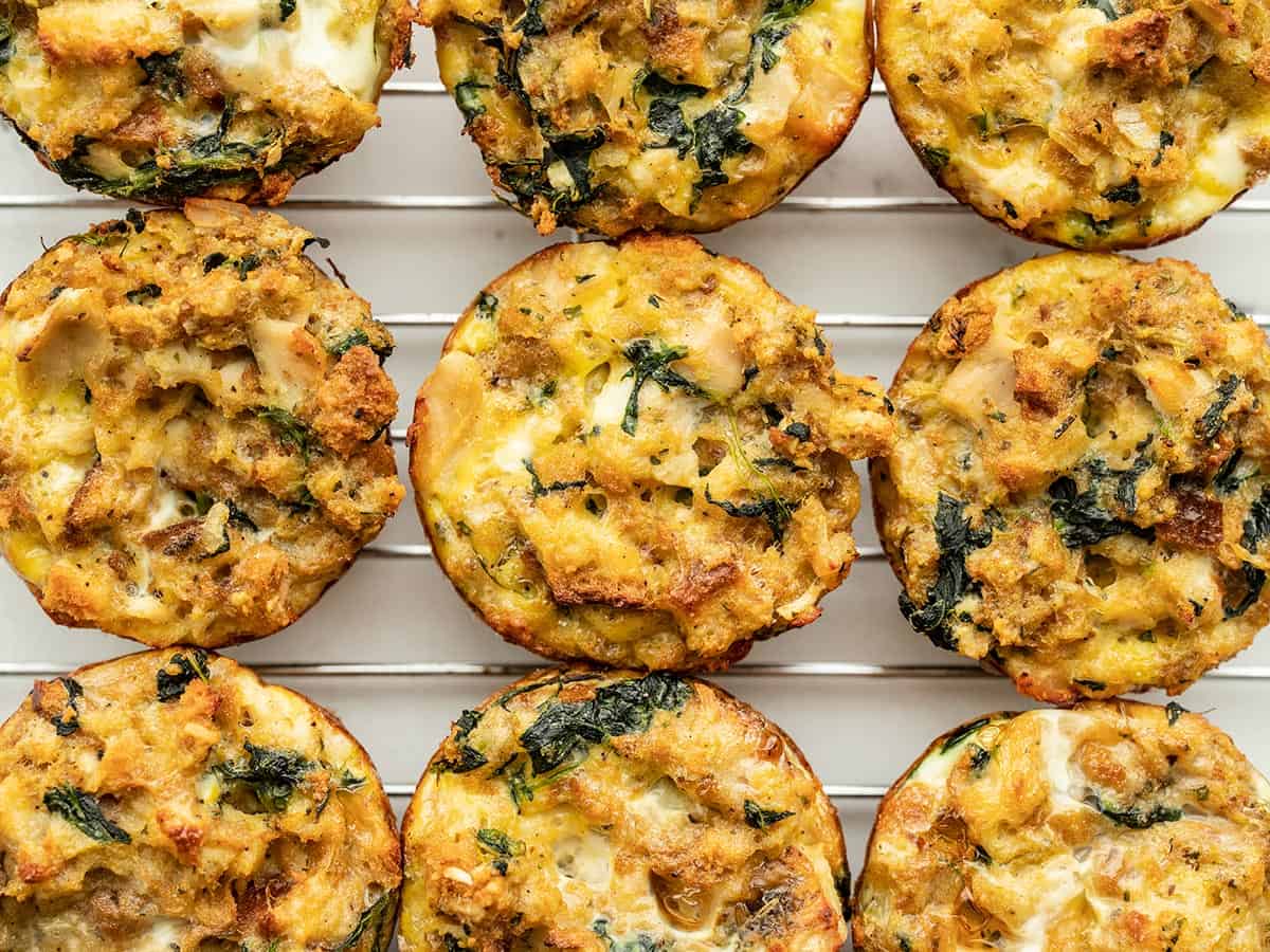 leftover stuffing muffins