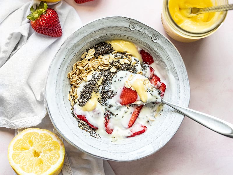 lemon berry yogurt