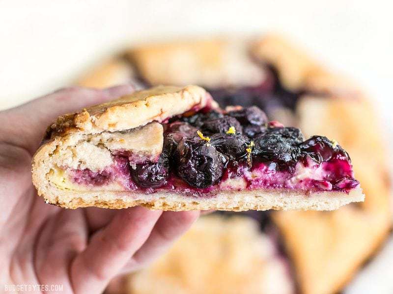 lemon blueberry cream