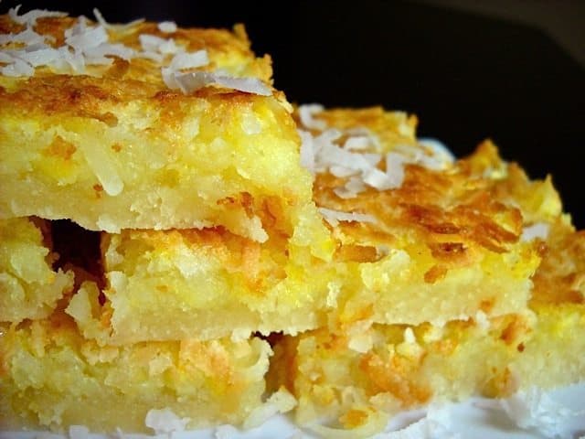 lemon coconut bars
