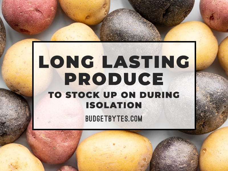 long lasting produce
