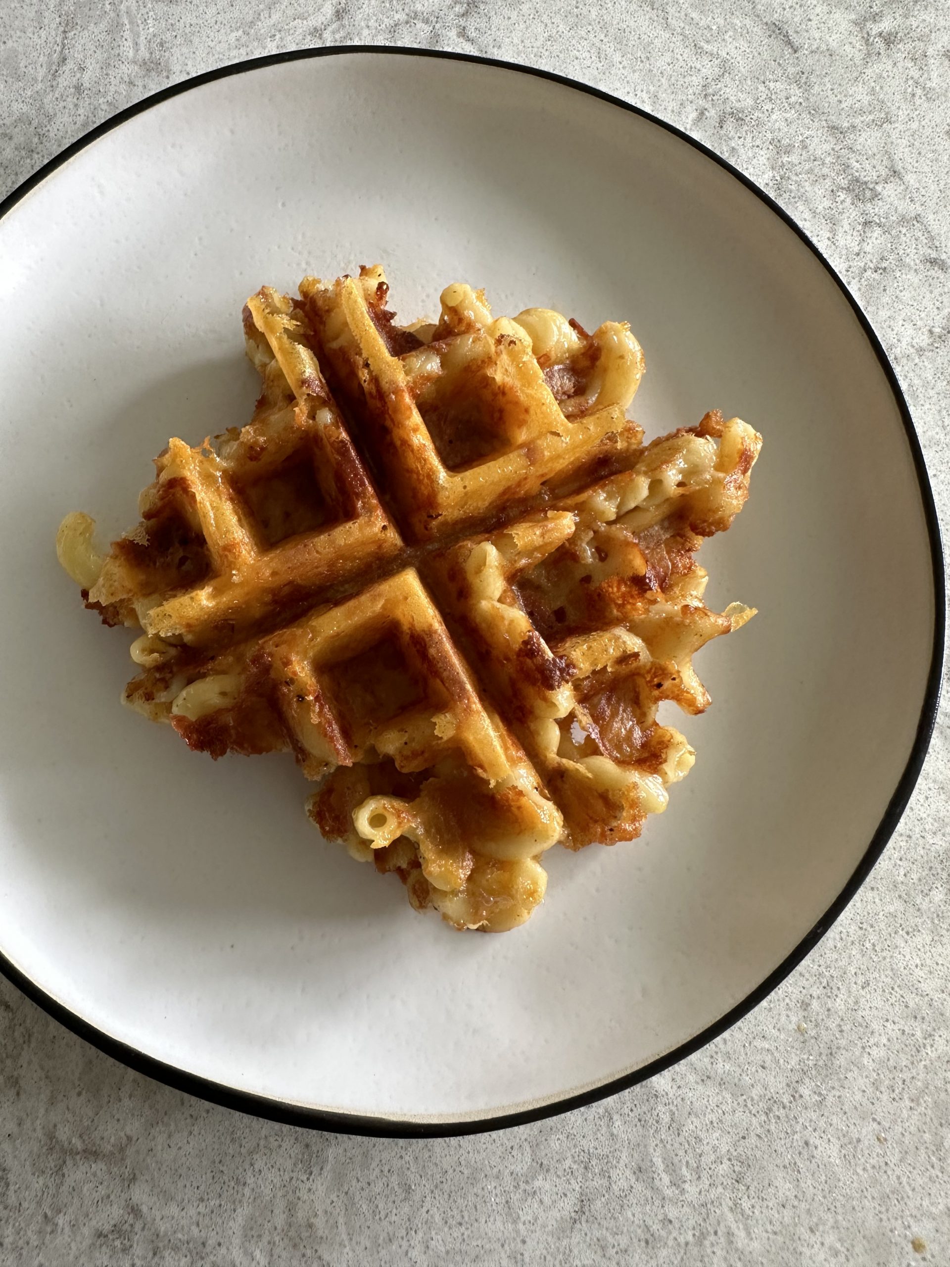 mac cheese waffles
