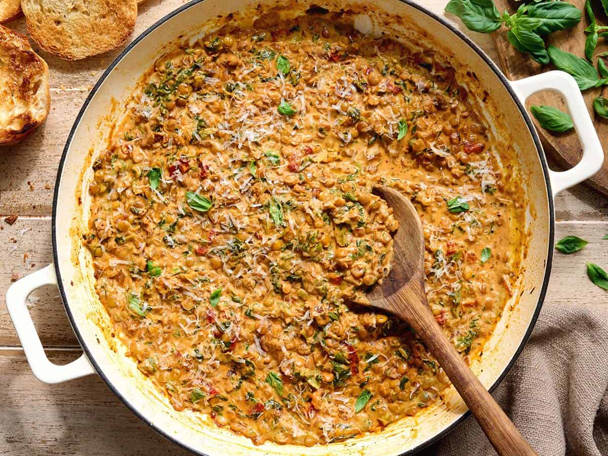 creamy marry lentils