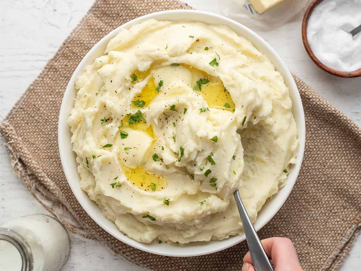 mashed potatoes