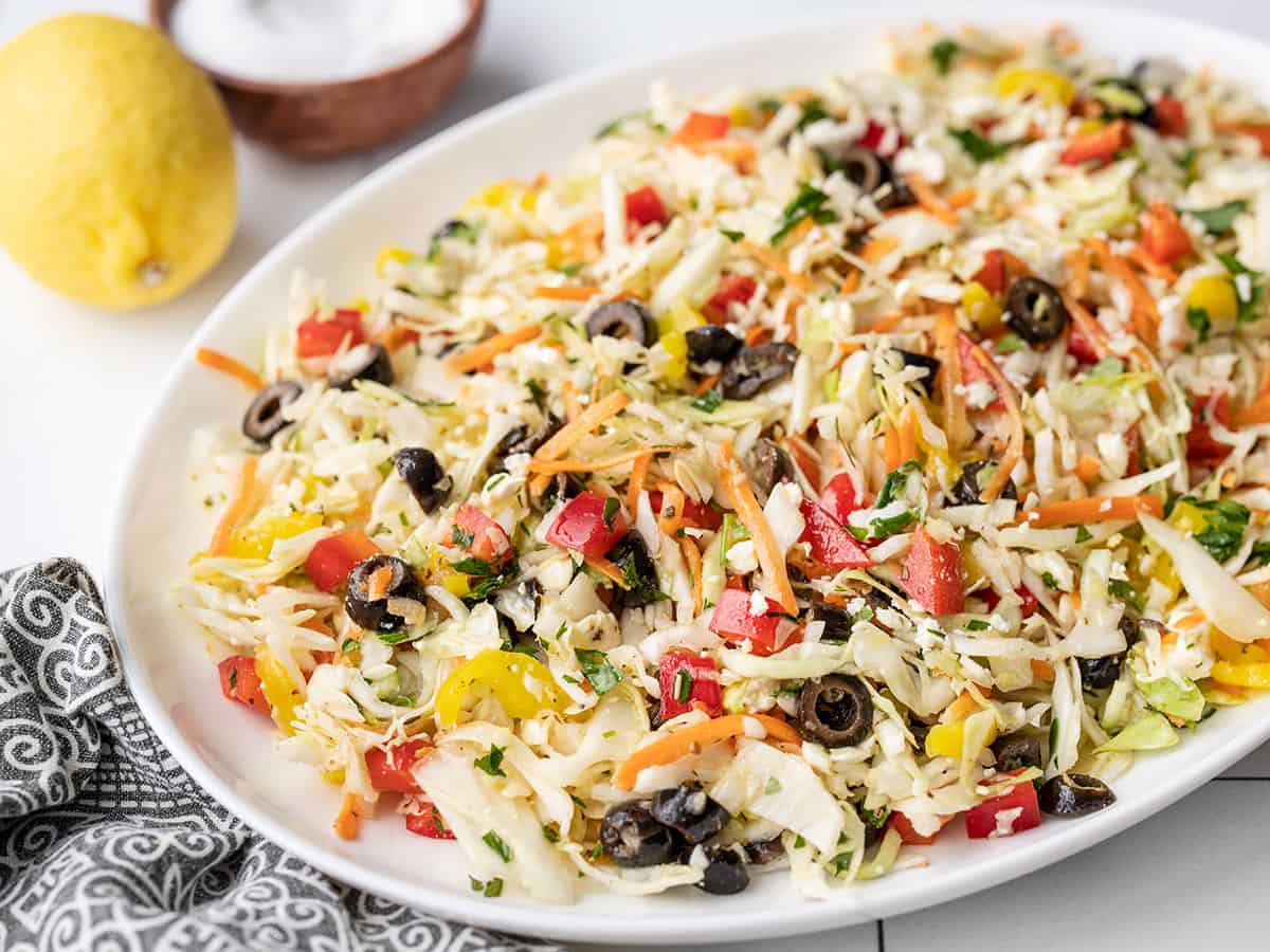 mediterranean coleslaw