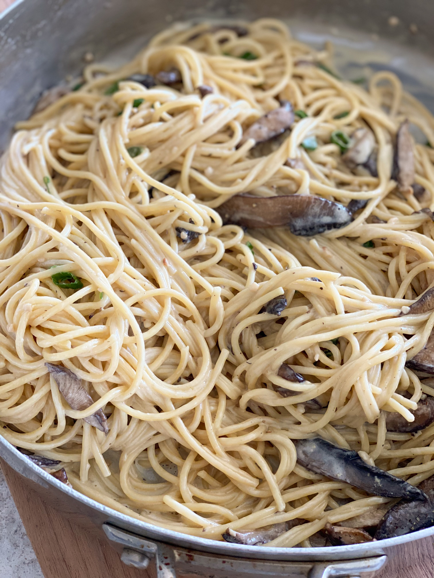 miso mushroom pasta