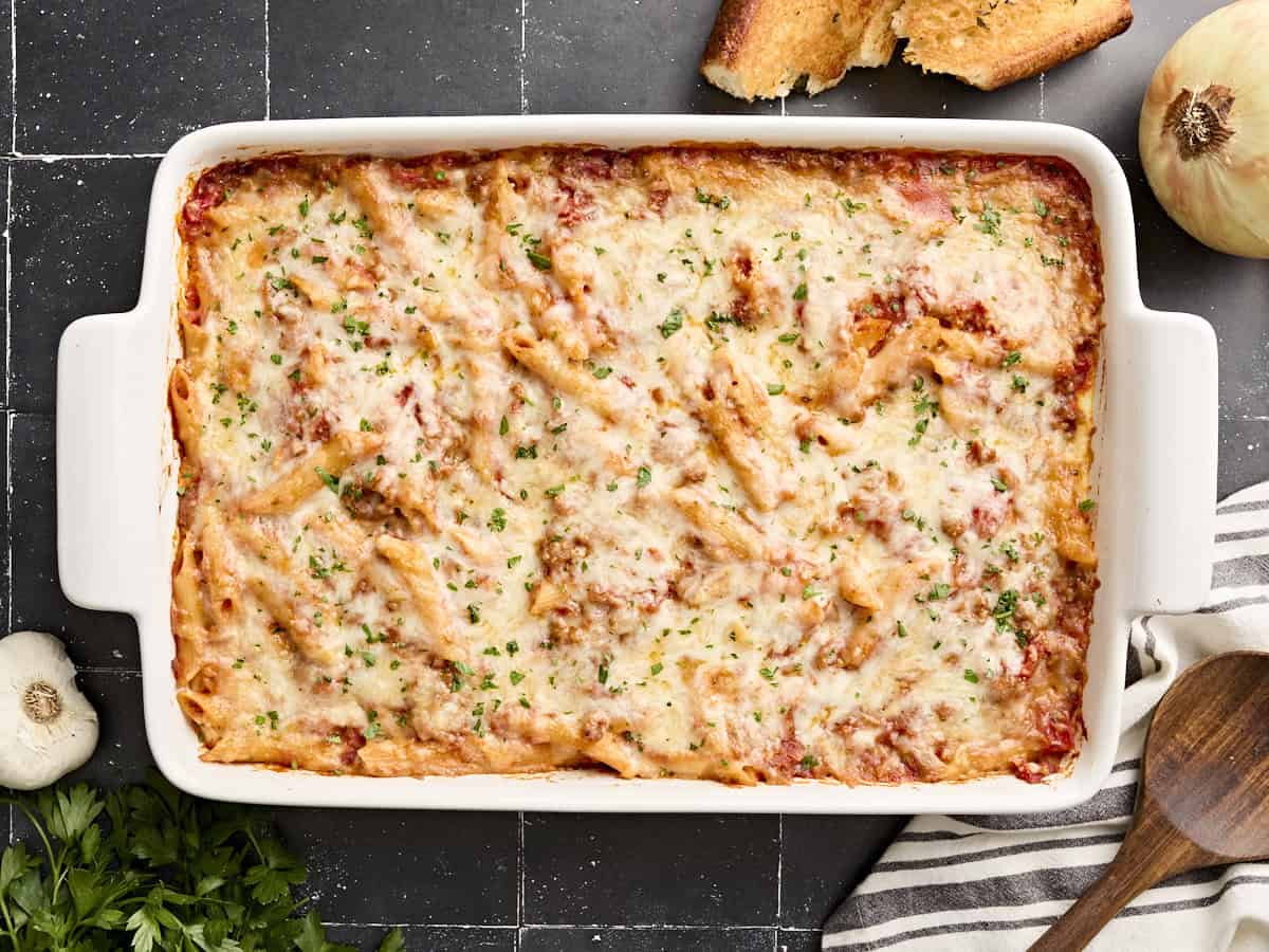baked mostaccioli