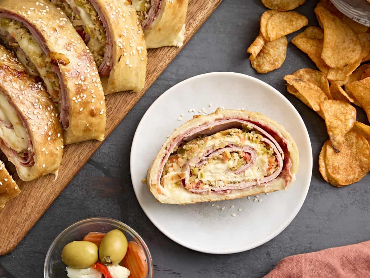 muffaletta roll ups