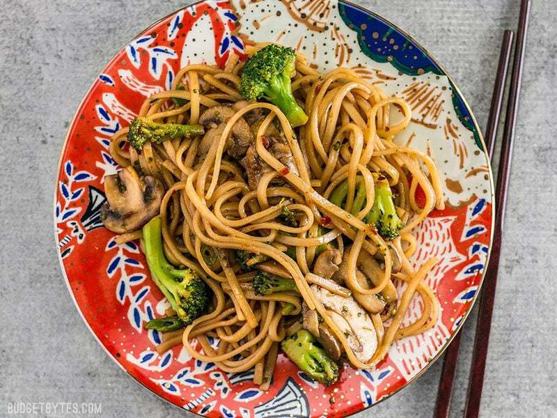 simple mushroom broccoli