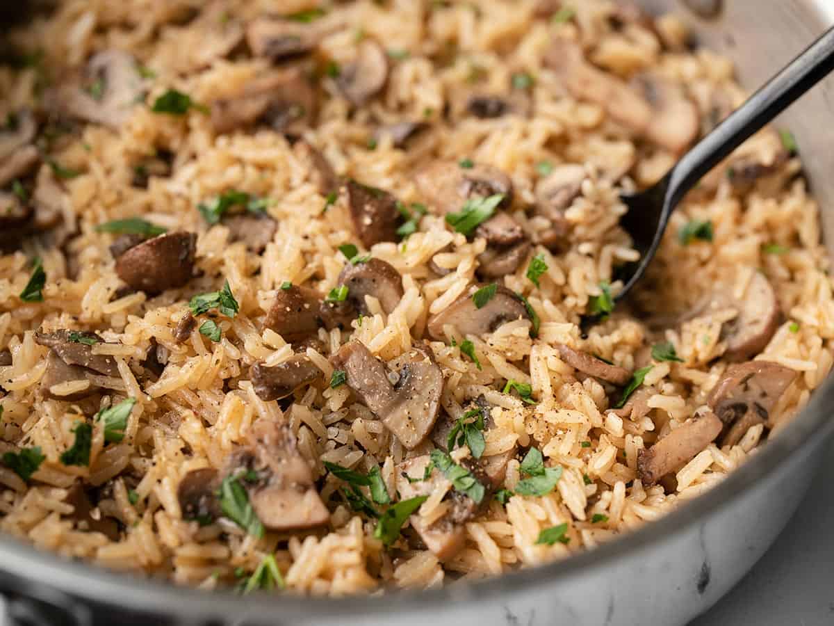 mushroom rice
