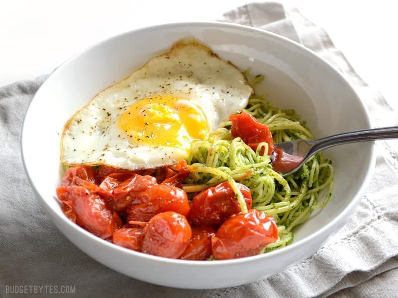 parsley pesto pasta