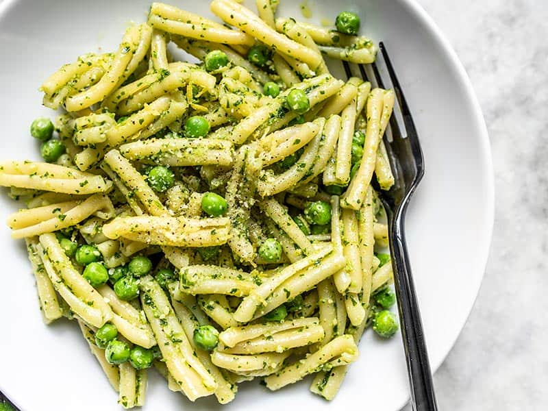 parsley pesto pasta