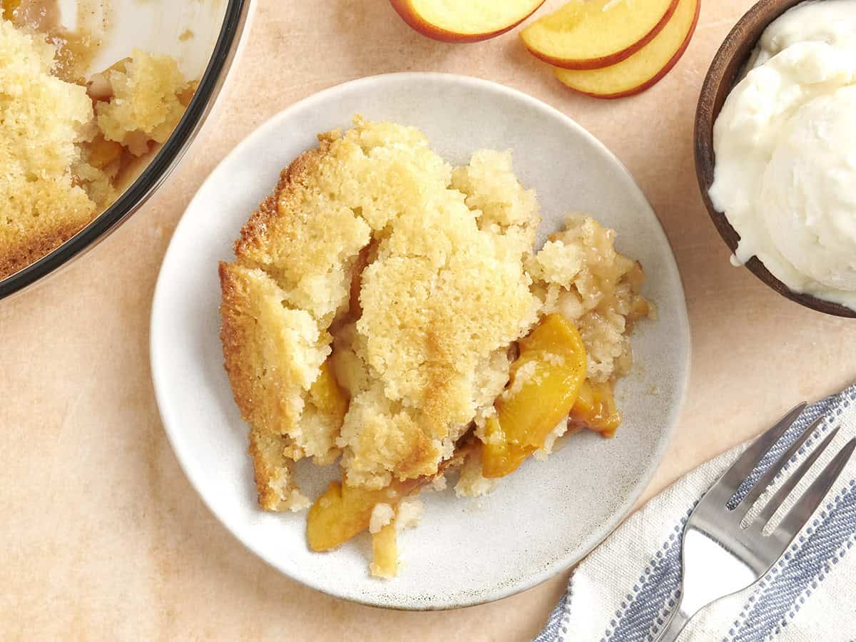 peach cobbler