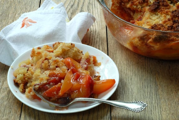 grainfree peach crisp