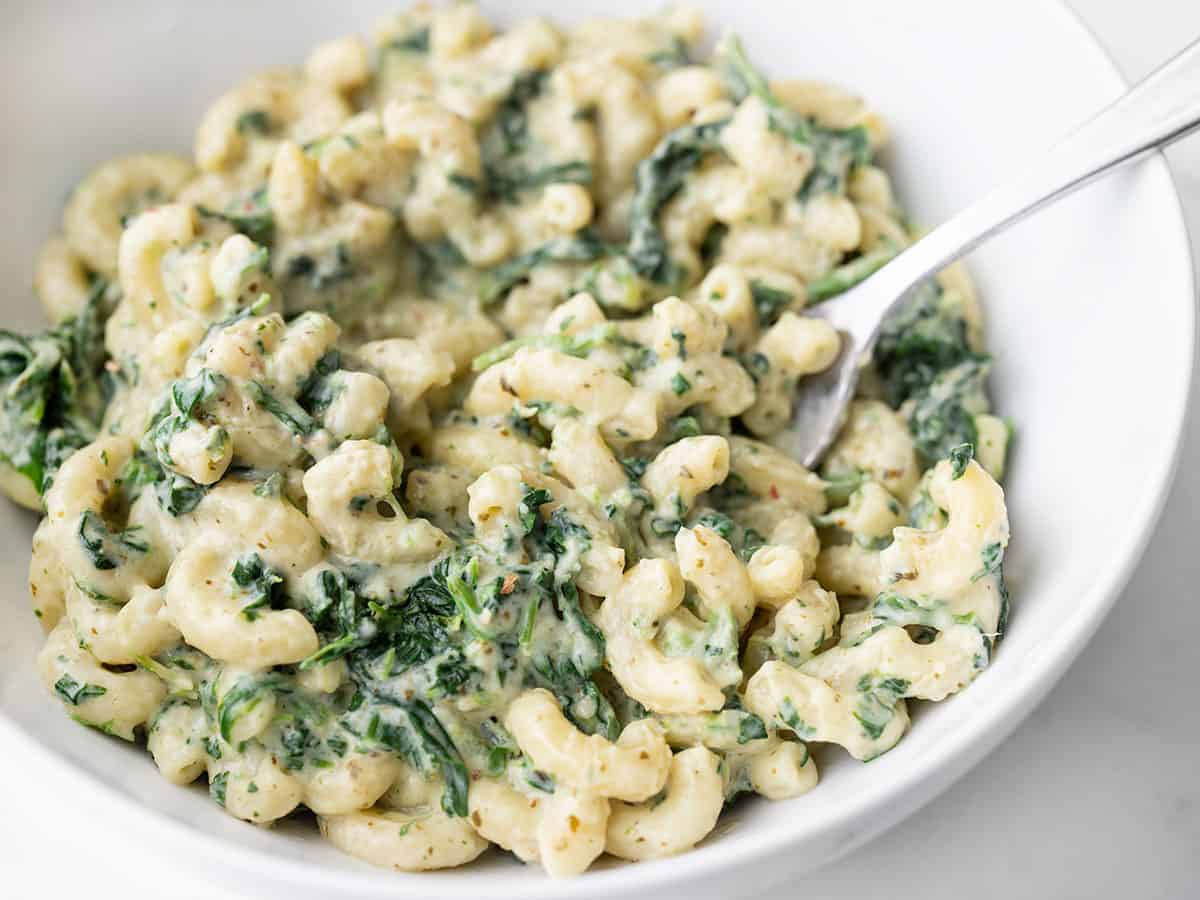 creamy pesto mac
