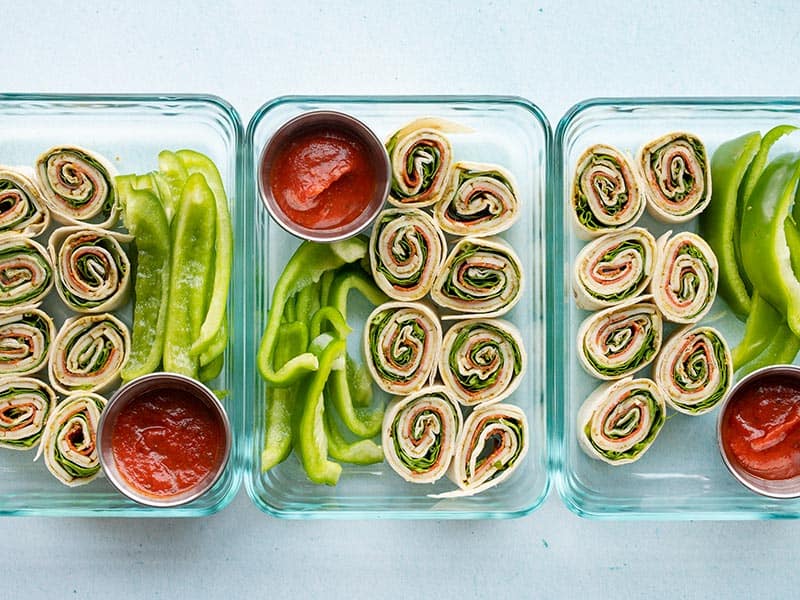 pizza roll lunch