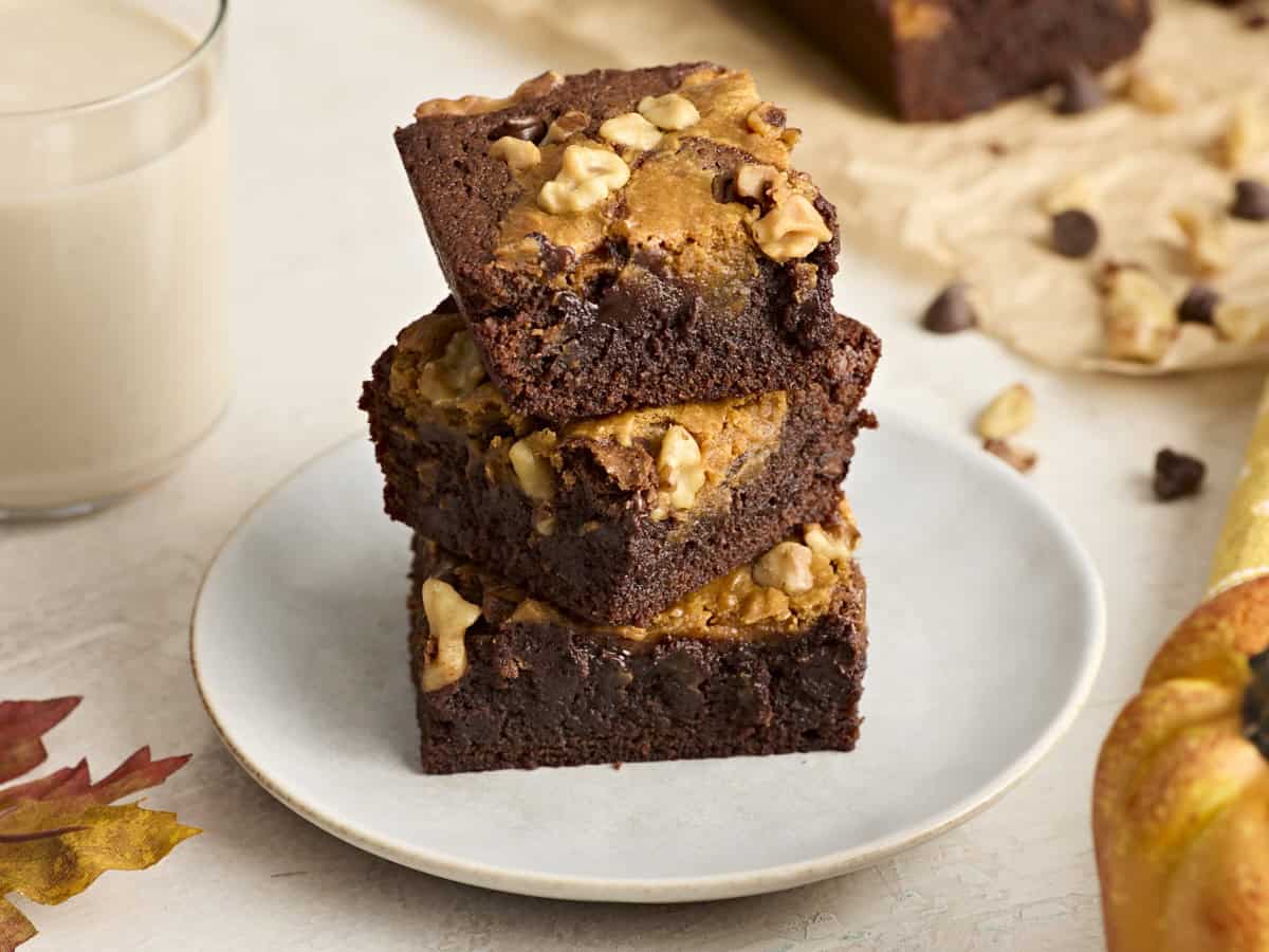 pumpkin brownies