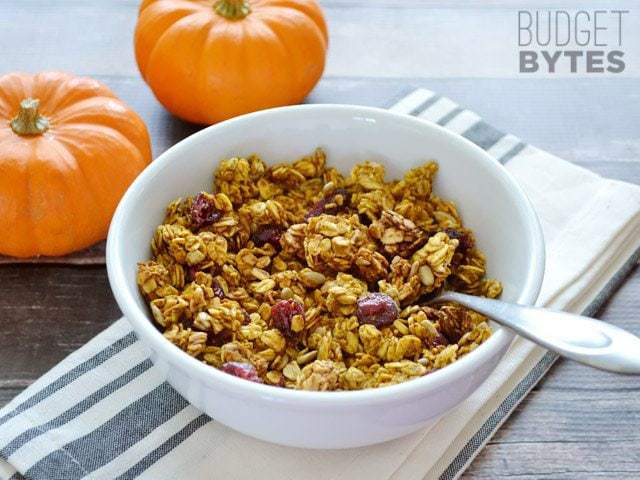 pumpkin spice granola