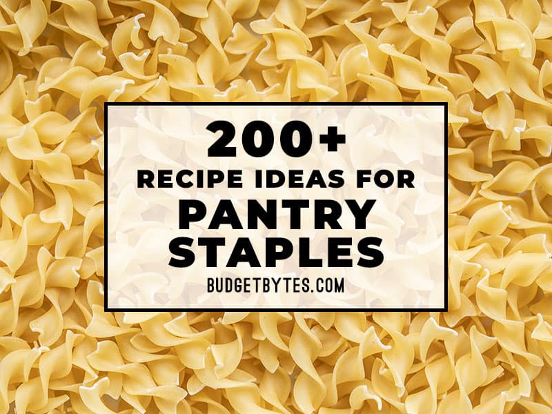 200 recipe ideas