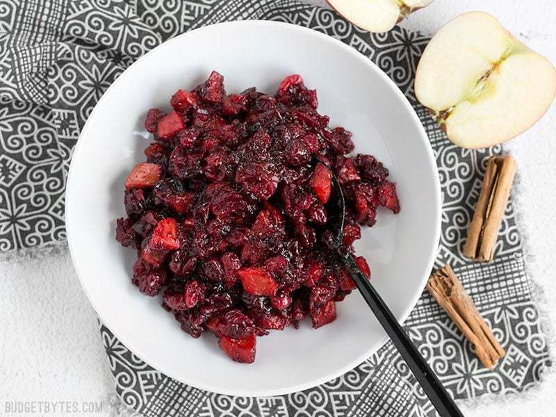 roasted apple cranberry
