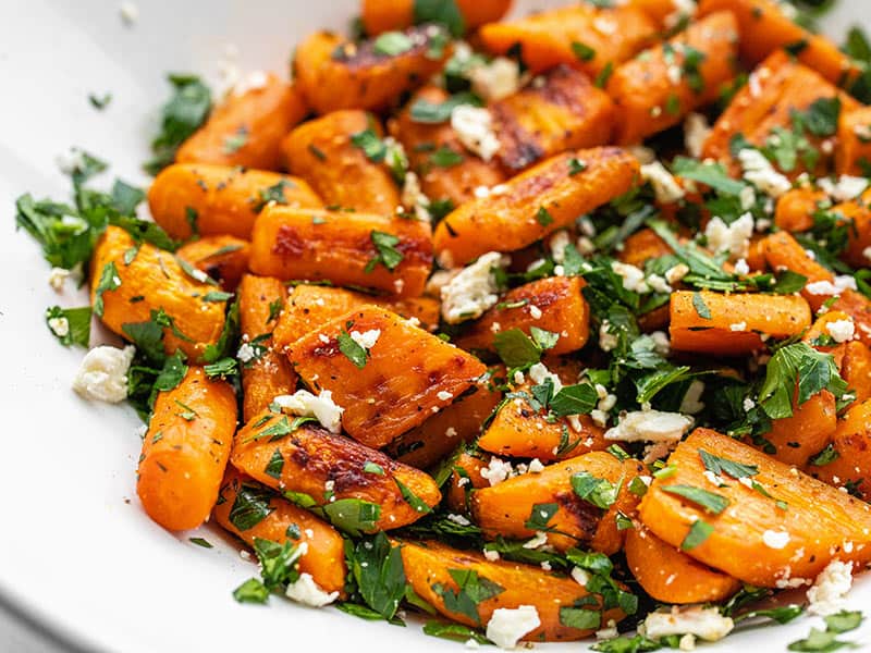 roasted carrot feta