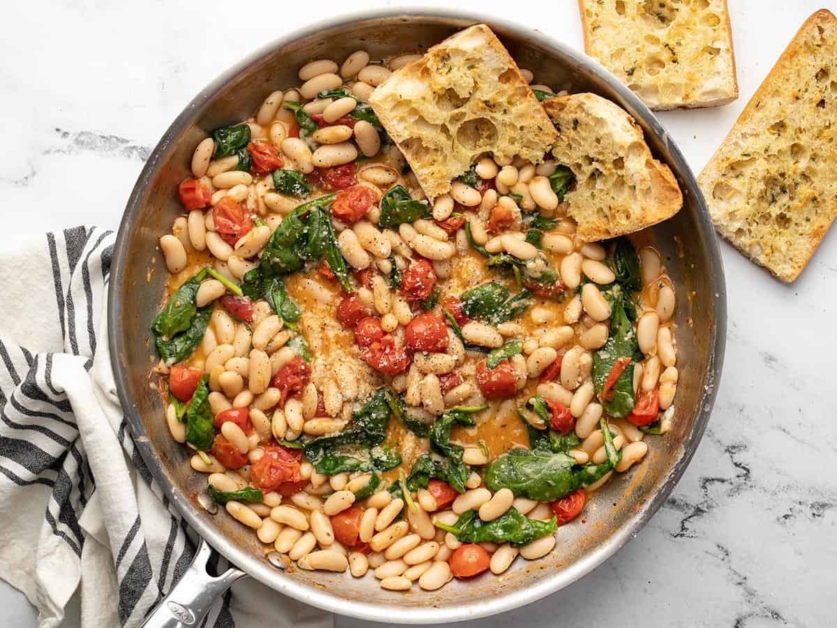 saucy white beans