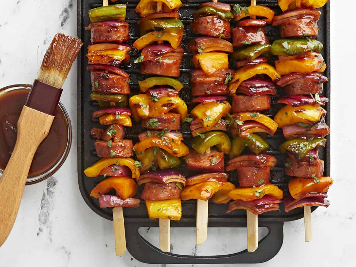 sausage kebabs