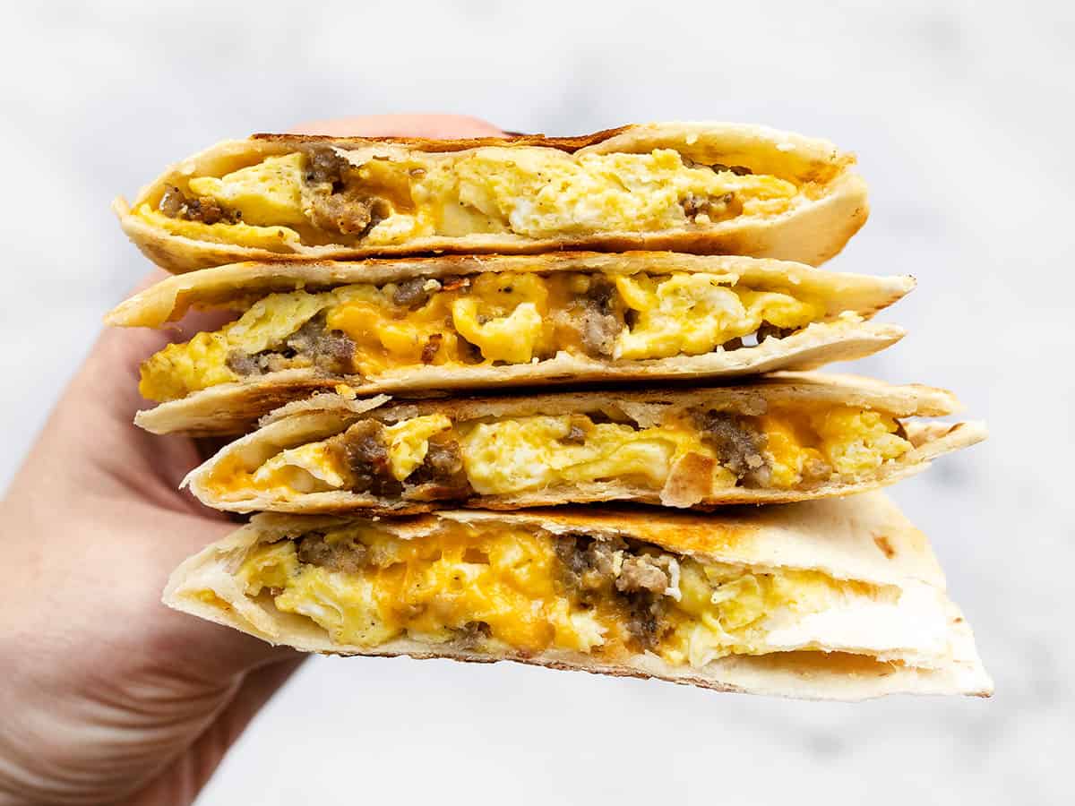 sausage egg breakfast