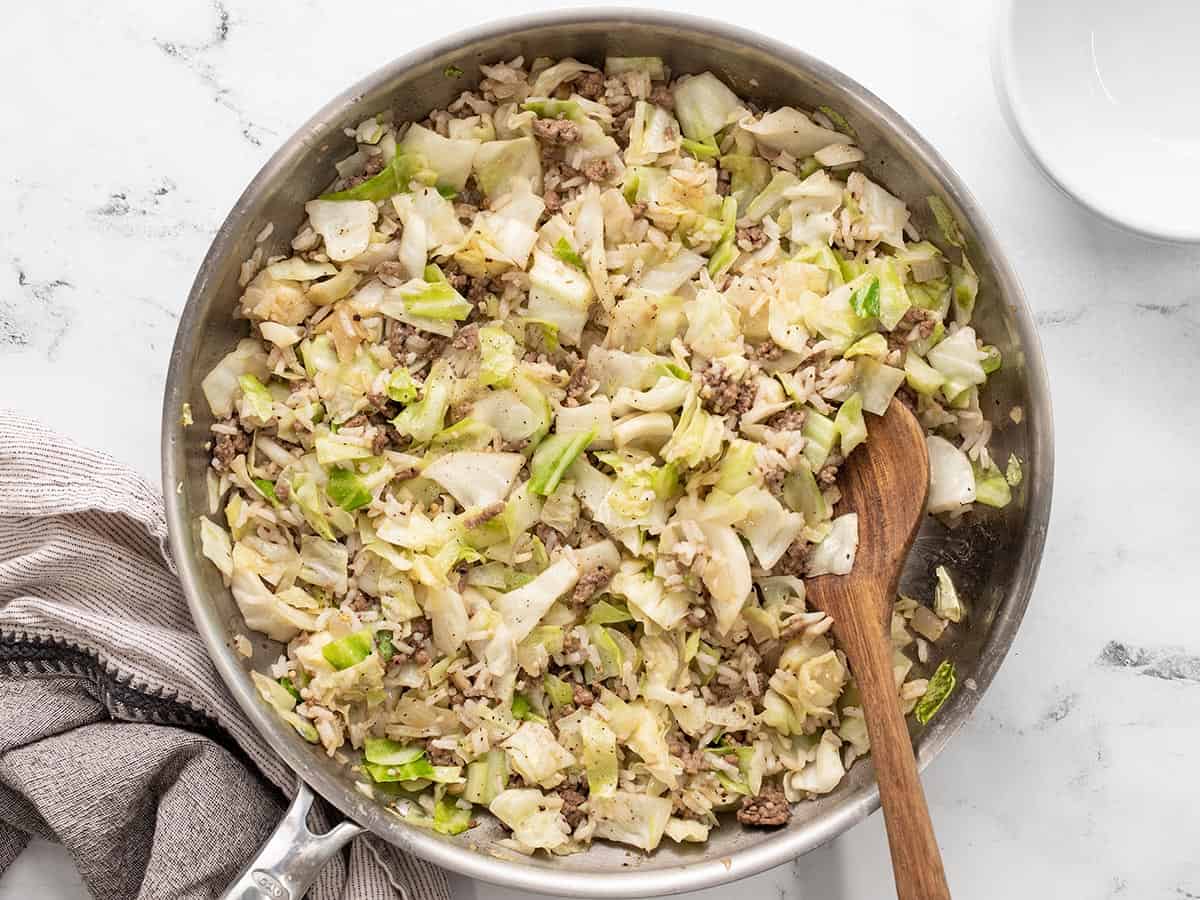 sauted beef cabbage