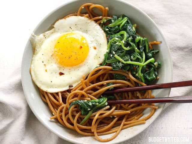 sesame noodles wilted