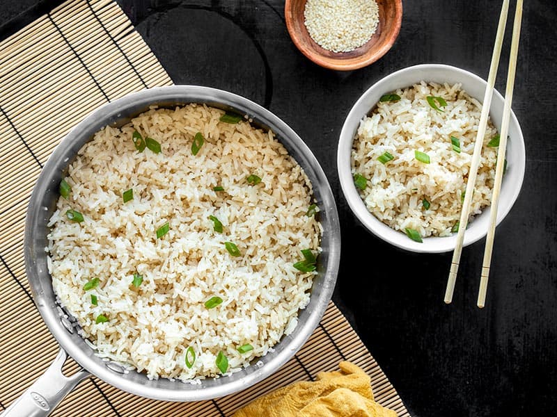 simple sesame rice