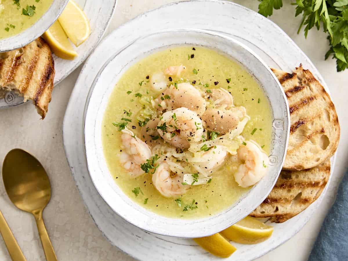 shrimp white bean