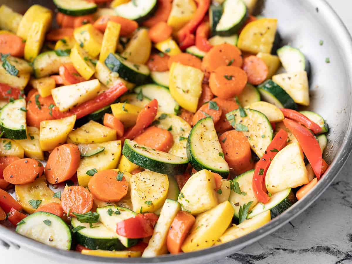 simple sauted vegetables