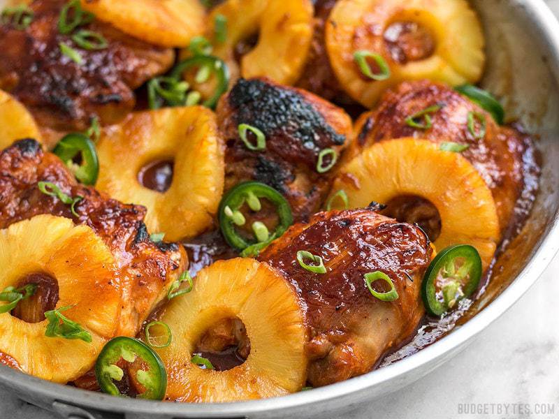 skillet pineapple bbq