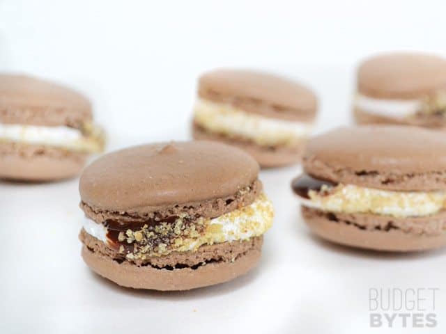 smores macarons