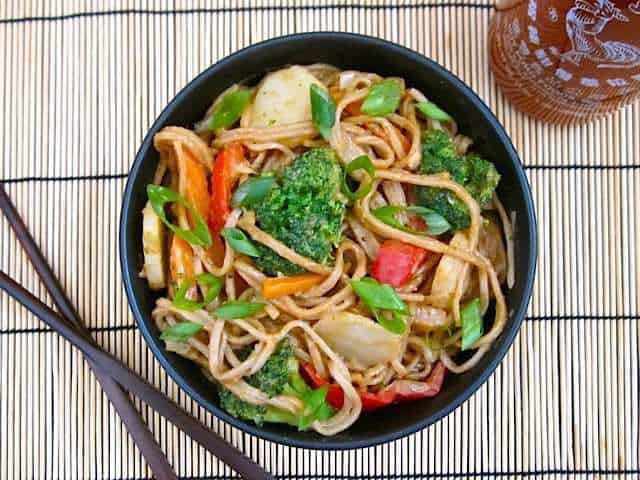peanut soba stir