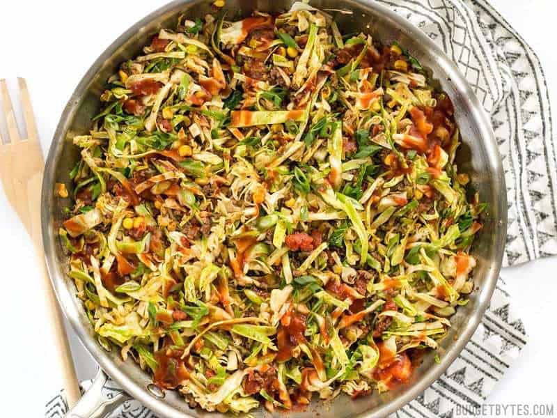 southwest beef cabbage