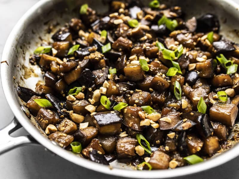soy glazed eggplant