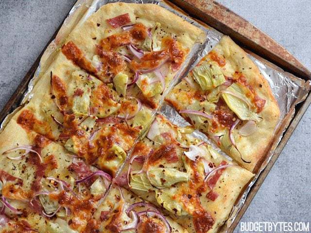 spicy italian flatbread