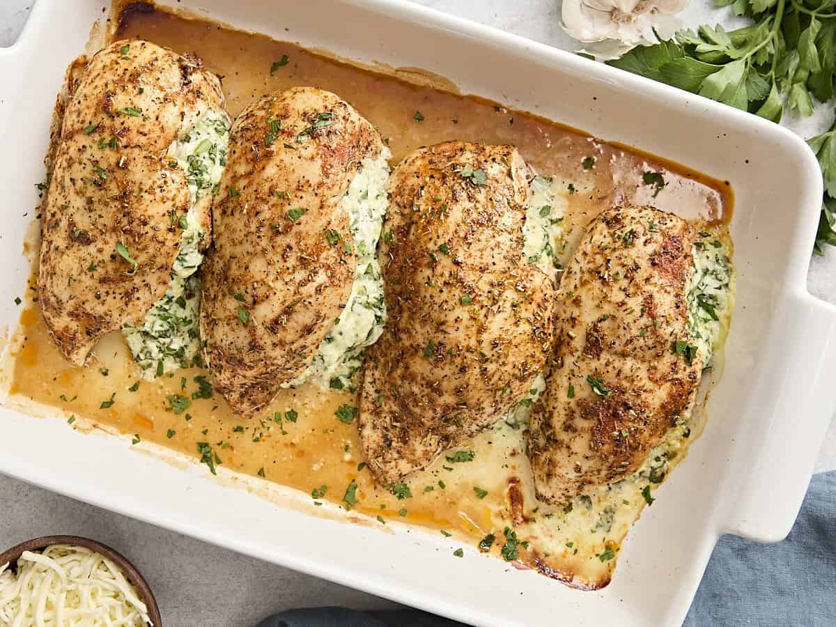 spinach stuffed chicken