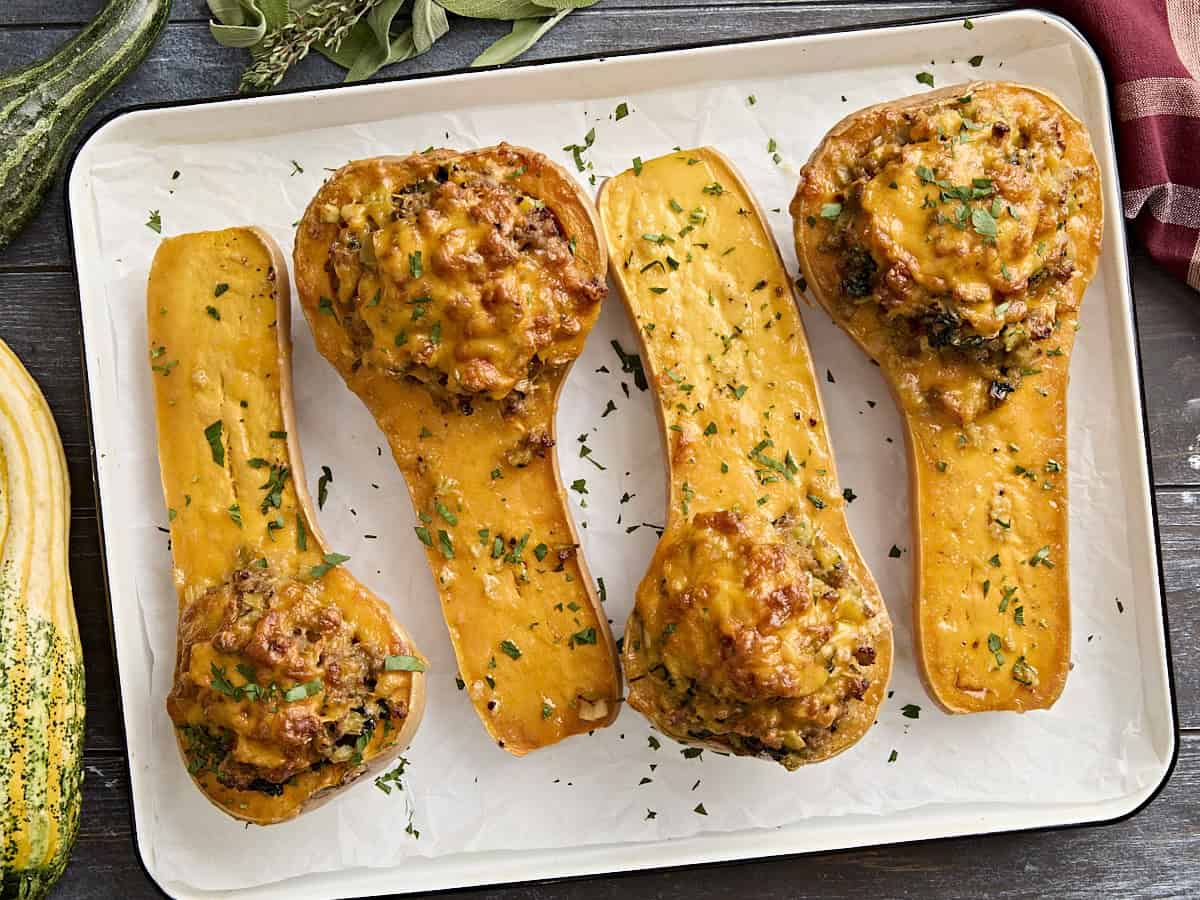 stuffed butternut squash